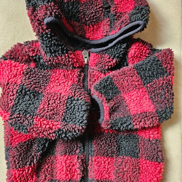 Gap Baby Sherpa Plaid Jacket - Picture 3 of 3